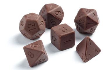 I dadi da D&D di cioccolato
