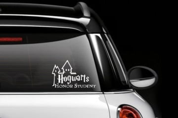 Le decalcomanie per auto di Harry Potter