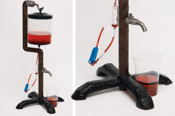 La flebo dispenser steampunk