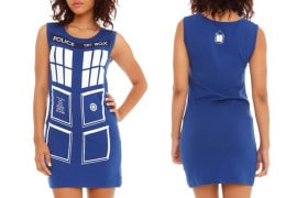 Il vestito di Doctor Who in stile TARDIS vestito-tardis-doctor-who