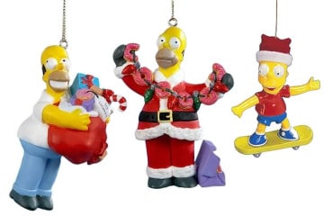 Gli addobbi natalizi dei Simpson