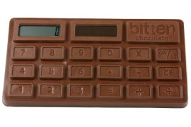 La calcolatrice di cioccolato calcolatrice-barretta-di-cioccolato