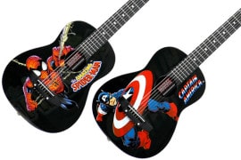 Le chitarre acustiche della Marvel per bambini chitarre-acustiche-da-bambino-marvel