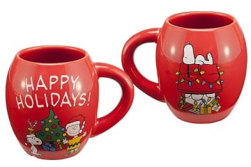 Il mug natalizio dei Peanuts