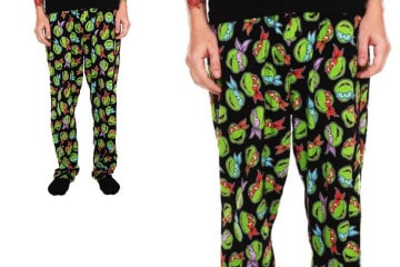 I pantaloni del pigiama delle Tartarughe Ninja