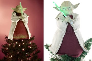 Yoda come puntale dell’albero di Natale