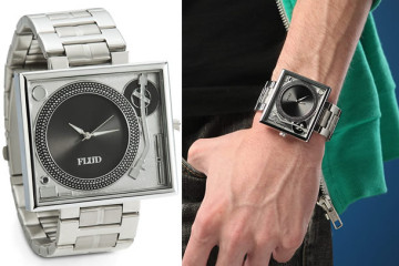 Turntable Metal Wristwatch