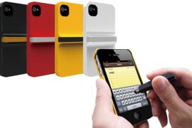 Case per iPhone 4 e 4S con pennino icoat
