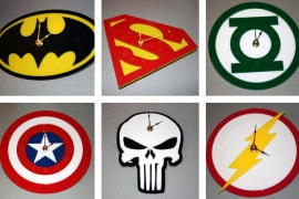 Gli orologi da parete supereroici orologi-da-parete-supereroici