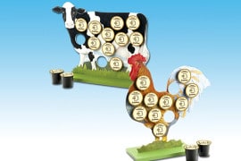 Gli animali porta capsule di caffè portacialde-animali-fattoria