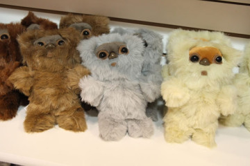 Il set di Ewoks di peluche