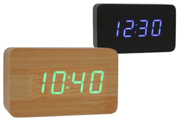 La sveglia di legno USB