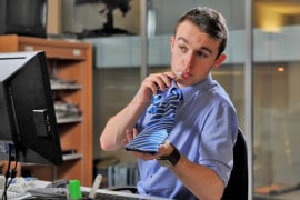 Le cravatte alcoliche flask-tie
