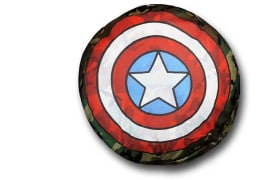 Lo scudo di Capitan America per animali lettino-per-animali-capitan-america