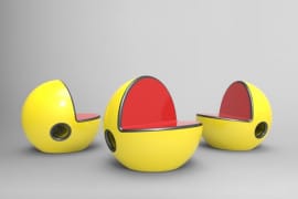 Pac Seat, la sedia dedicata a Pac-Man sedia-pac-man