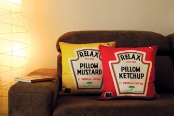 Cuscini Ketchup e Mostarda