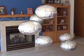 I palloncini galleggianti palloncini-anti-gravita