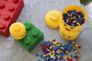 Le teste LEGO portaoggetti
