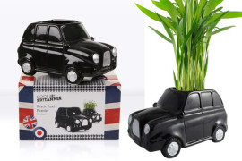 Un Black Cab londinese come vaso vaso-taxi-londinese