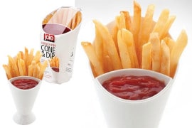 Il cono per patatine fritte cono-per-patatine-fritte