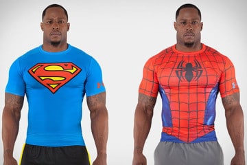 Le magliette Under Armor supereroiche