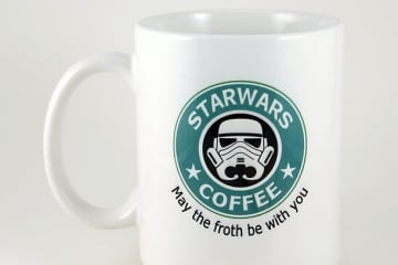 Il mug di Star Wars in stile Starbucks