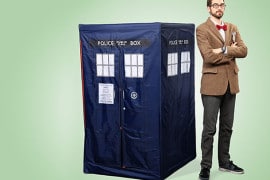 La tenda TARDIS tenda-tardis