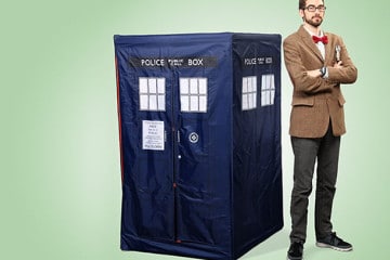 La tenda TARDIS