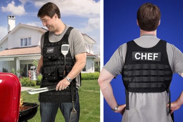 Il grembiule “tattico”in stile SWAT da barbecue