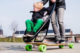 Il passeggino skate passeggino-skate