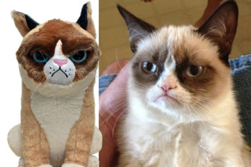 Il peluche del Grumpy Cat