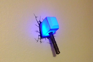 Le Wall Art luminose degli Avengers