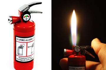 Accendino estintore
