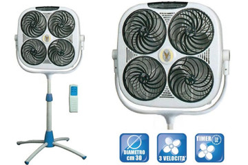 Il ventilatore a quattro rotori