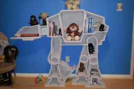 Le librerie artigianali di Star Wars libreria-at-at-star-wars