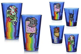 Il doppio set bicchieri di Nyan Cat set-bicchieri-nyan-cat
