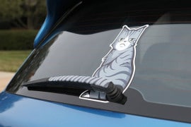 Kitty Car Decal – Il tergilunotto Felino tergilunotto-felino