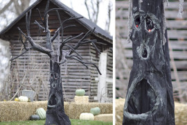 L’albero spettrale animato di Halloween albero-spettrale