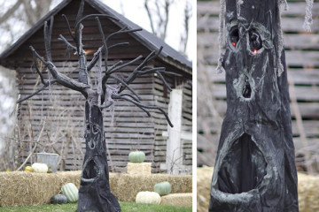 L’albero spettrale animato di Halloween