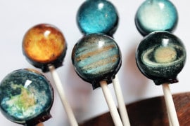 I chupa chups Sistema Solare lecca-lecca-pianeti