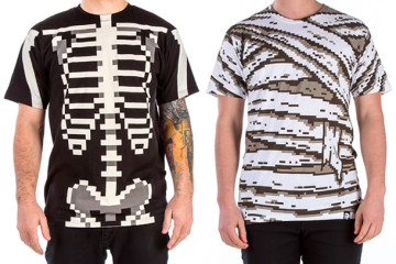 Le magliette per Halloween in 8-bit