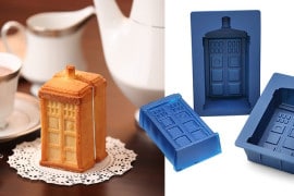 La mini tortiera TARDIS di Doctor Who mini-tortiera-tardis