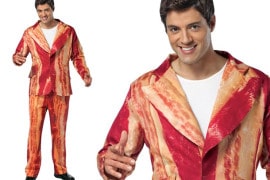 Il vestito al bacon abito-bacon