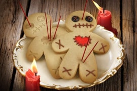 L’omino di zenzero di Halloween biscotti-voodoo