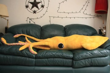 Calamaro gigante peluche (fai da te)