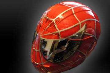 I caschi da moto di Spider Man