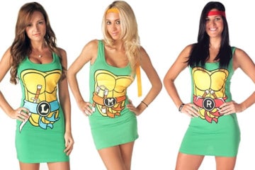 I vestiti da donna delle Tartarughe Ninja