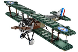 Modellino LEGO Sopwith Camel aereo-lego