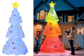 L'albero di Natale gonfiabile multicolore albero-di-natale-gonfiabile-gigante