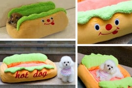 Il letto Hod-Dog per cani lettino-per-cani-hot-dog